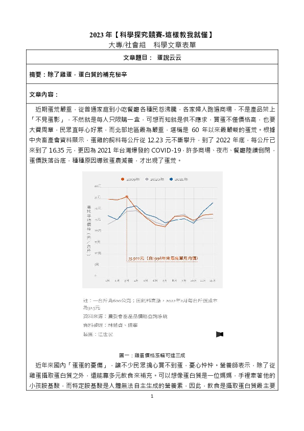 S0301_蛋蛋的哀傷，認識蛋白質