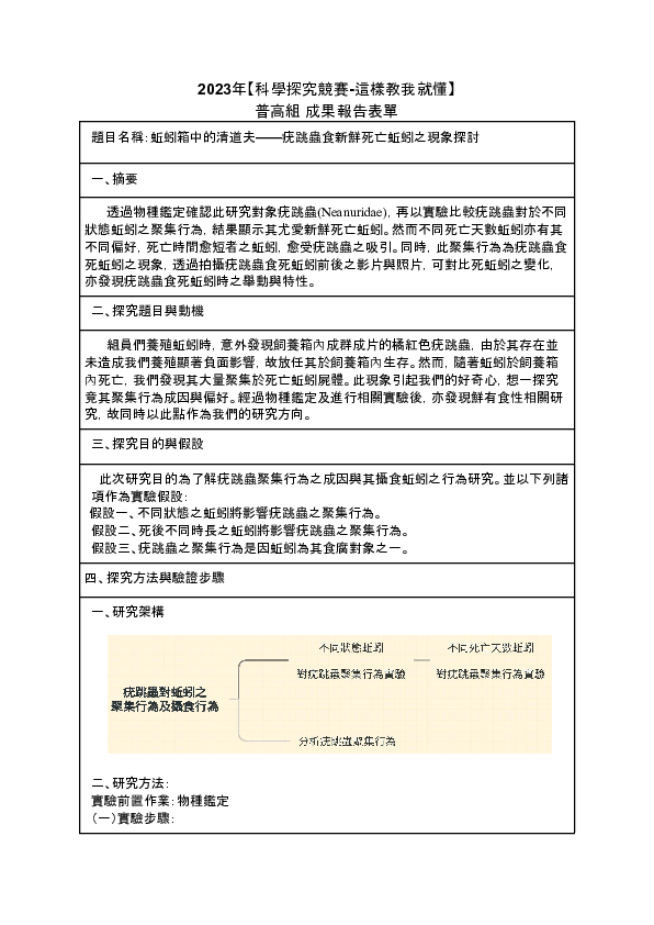 C0536_蚯蚓箱中的清道夫——疣跳蟲食新鮮死亡蚯蚓現象探討